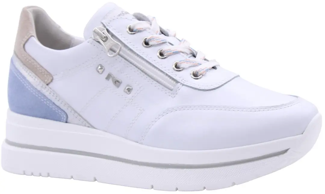 Nerogiardini Skipper Zouk Silver Velour Fiordaliso Dames