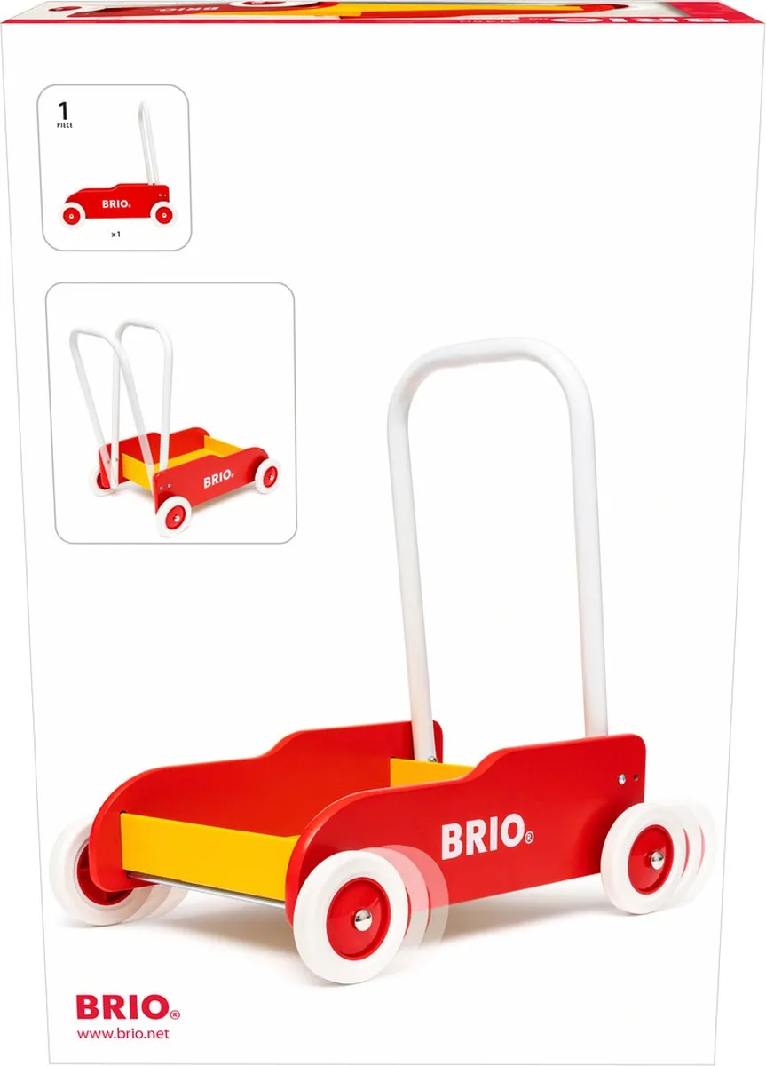 BRIO Loopwagen 31350 - Geel/Rood