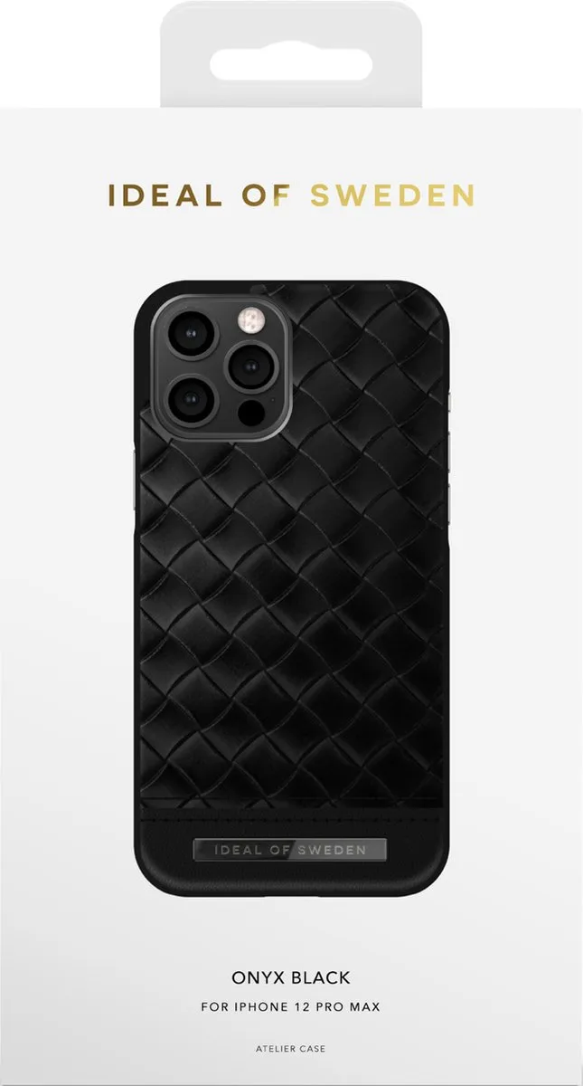 iDeal of Sweden Atelier Case Unity iPhone 12 Pro Max - Onyx Black - IDACSS21-I2067-292