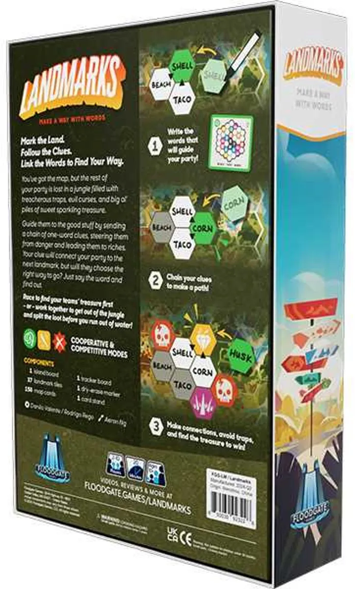 Landmarks - Coöperatief gezelschapsspel - 2-10 spelers - Engels