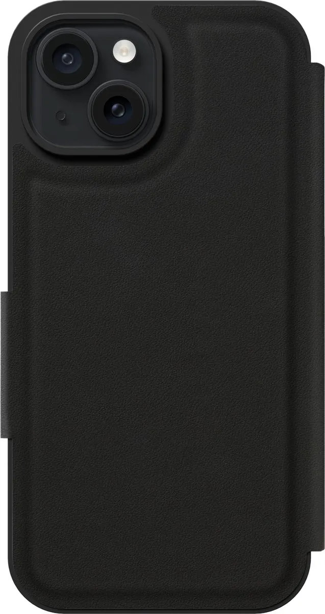 iDeal of Sweden Folio MagSafe Wallet iPhone 15 - Zwart