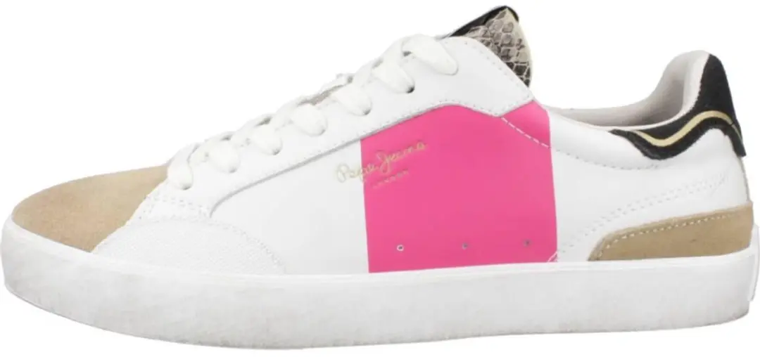 Pepe Jeans Lane Elle Sneakers - Roze - EU 39 - afbeelding 2 van 4