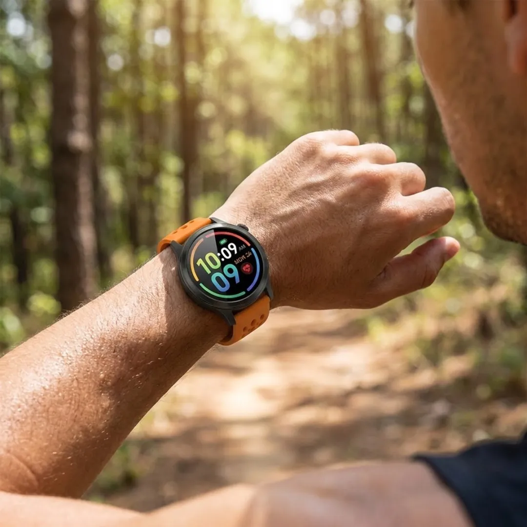 NUVEX Horlogebandje 18mm Silicone - Oranje