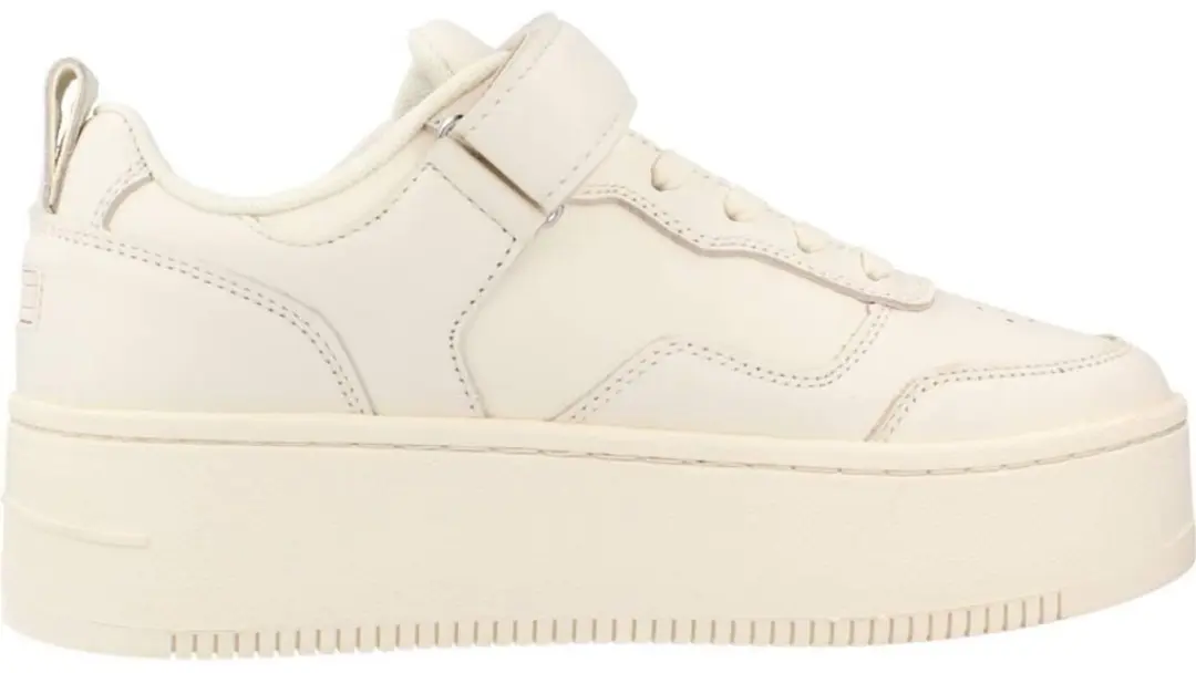 TOMMY JEANS ADHESIVE STRIP FLATFORM Beige 40 EU
