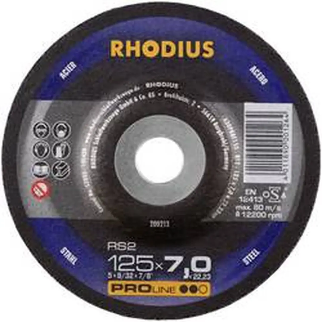 Rhodius RS2 200274 Afbraamschijf gebogen 230mm