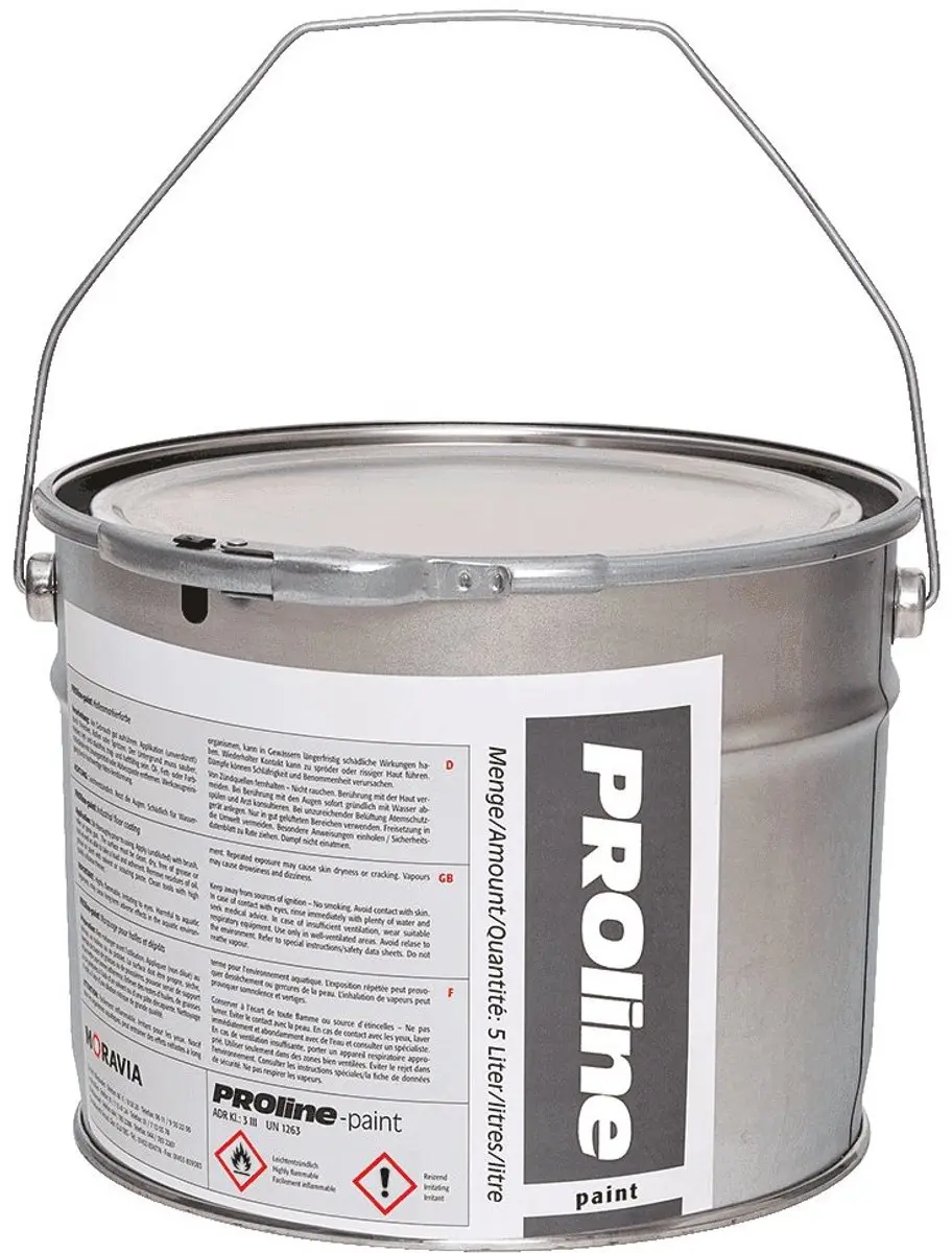 PROline-paint markeerverf voor buiten, 5 liter Geel