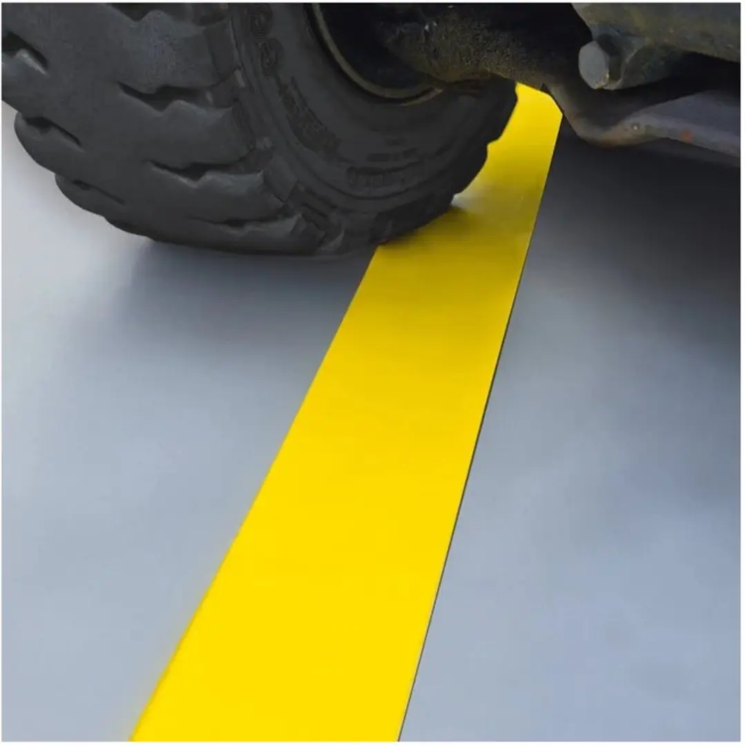 Proline Staal Vloermarkeringstape 75 mm - Geel 1,5 m - afbeelding 3 van 4