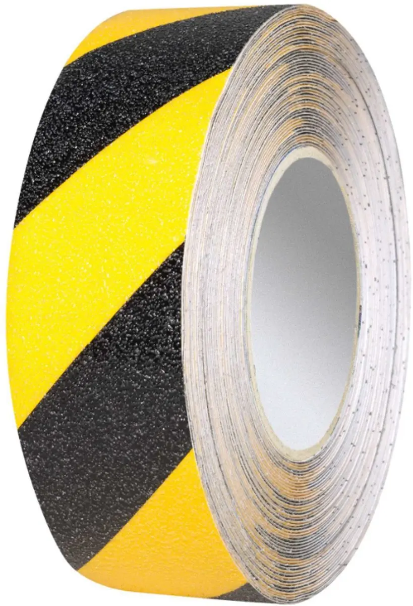 Proline Vloermarkering Tape 75mm x 25m - Geel/Zwart - afbeelding 3 van 3