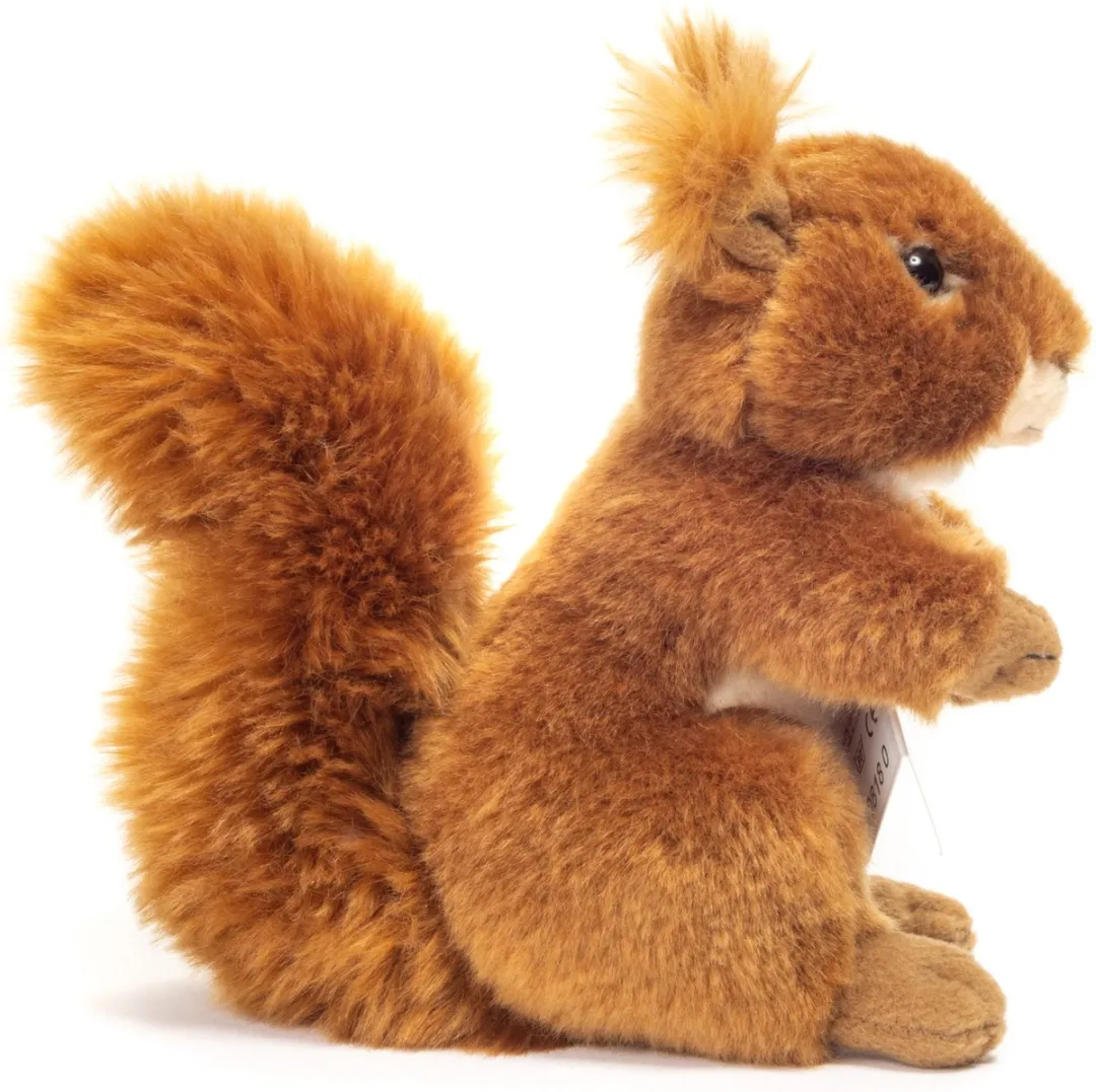 Teddy Hermann Knuffel Eekhoorn - Rood - 17 cm