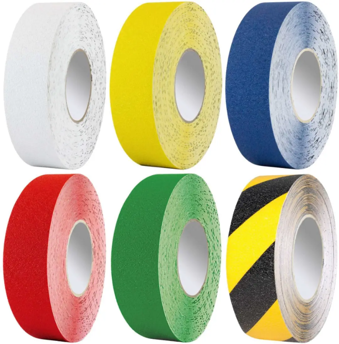Proline Vloermarkeringstape Vinyl - 25m x 75mm - Rood - afbeelding 2 van 2