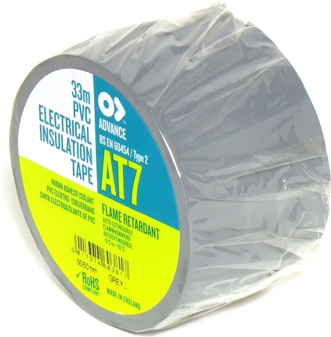 Advance AT7 Isolatietape 50mm x 33m Grijs