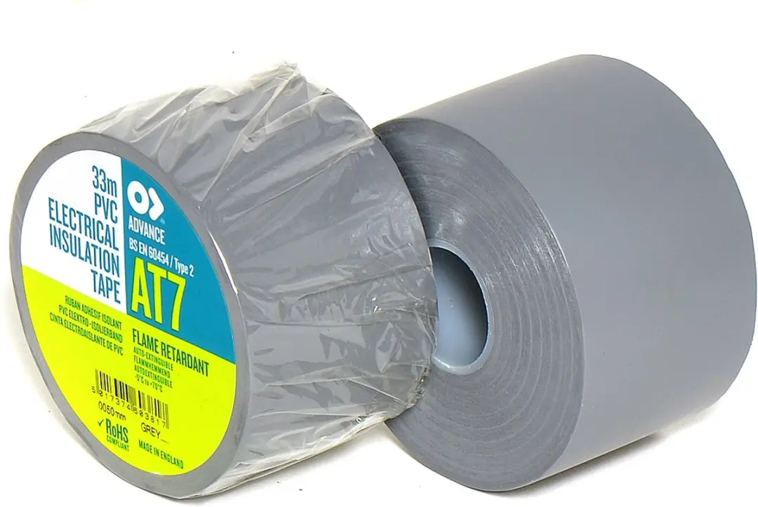 Advance AT7 Isolatietape 50mm x 33m Grijs - afbeelding 3 van 3