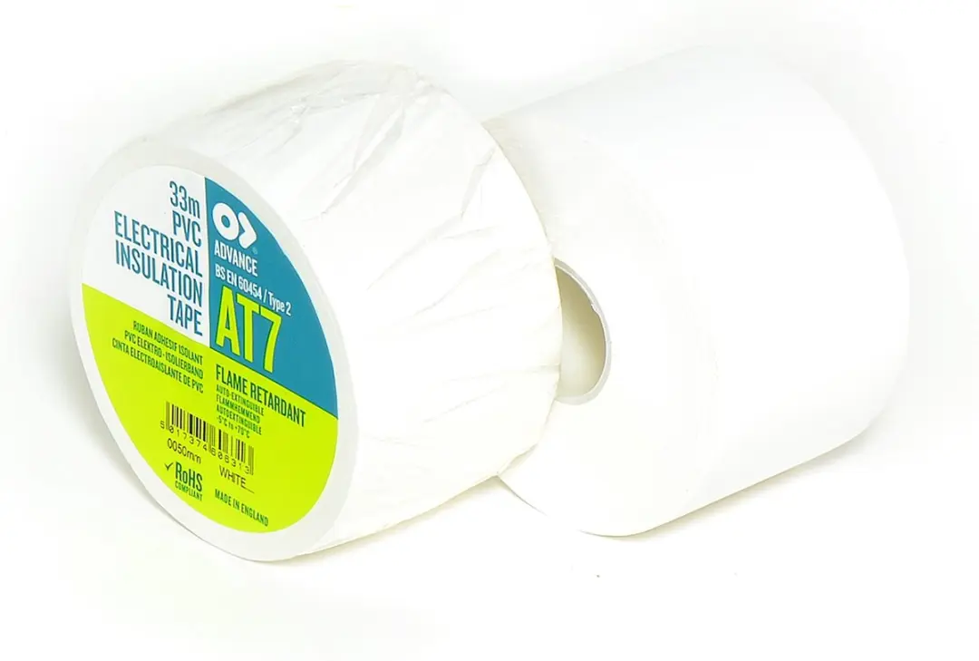 Advance AT7 Isolatietape - 50mm x 33m - Wit - afbeelding 3 van 3