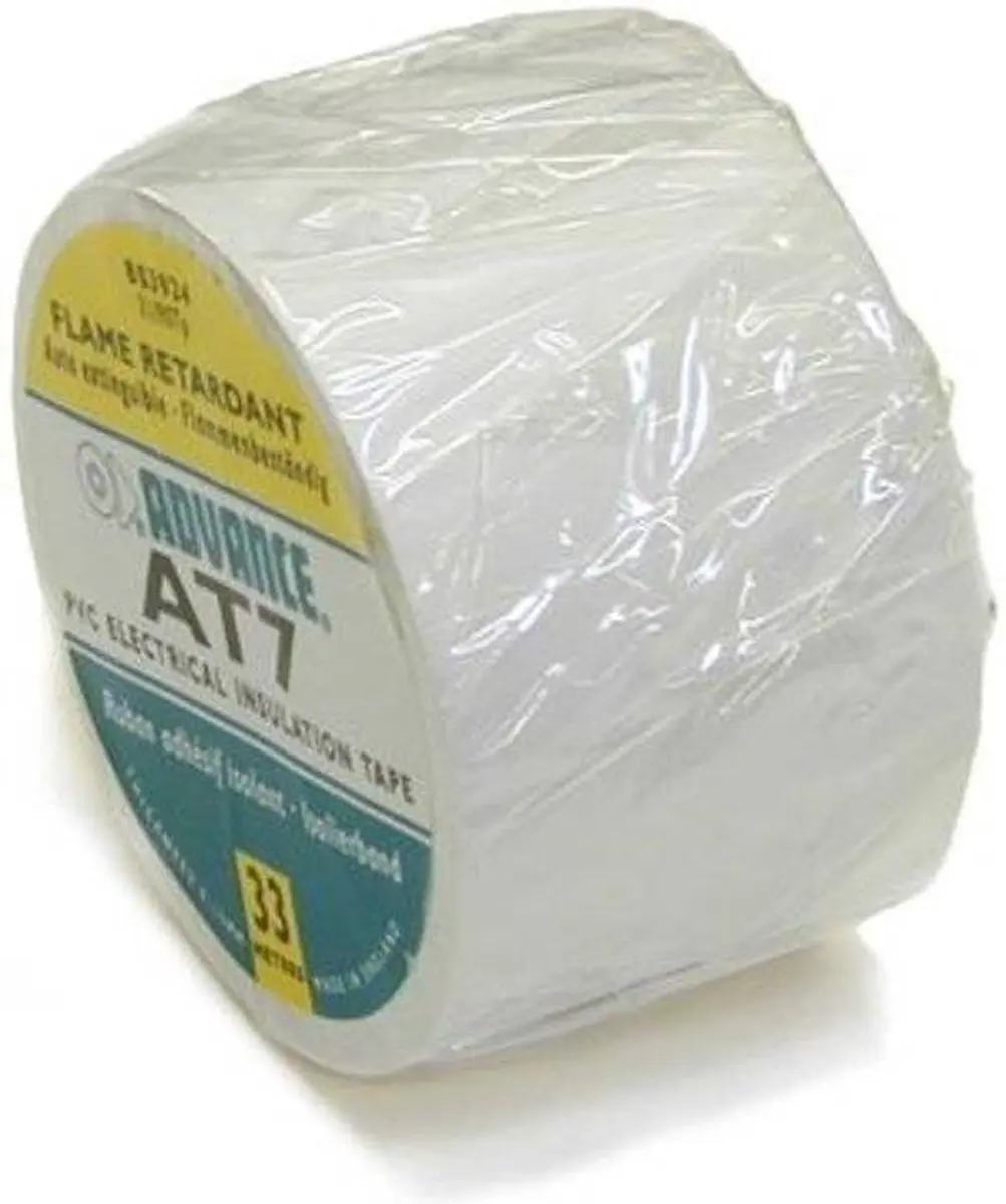 Advance AT7 Isolatietape - 50mm x 33m - Wit - afbeelding 2 van 3