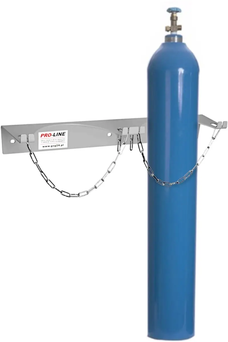 Pro-Line Muurbeugel voor 3 Gasflessen - Max. Ø250mm - Grijs - afbeelding 4 van 6