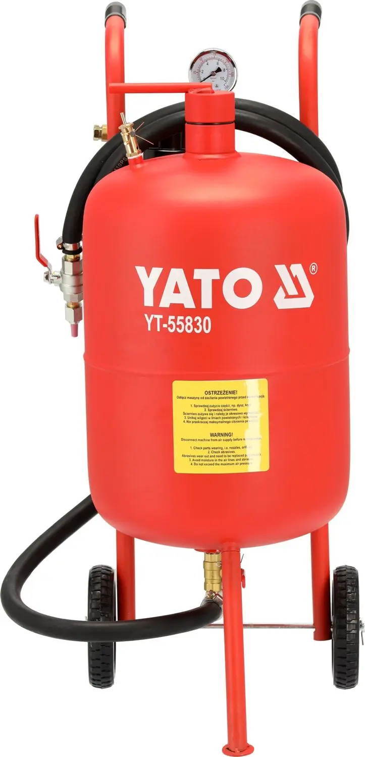 YATO YT-55830 Mobiele Zandstraalketeldruk / Zandstraler