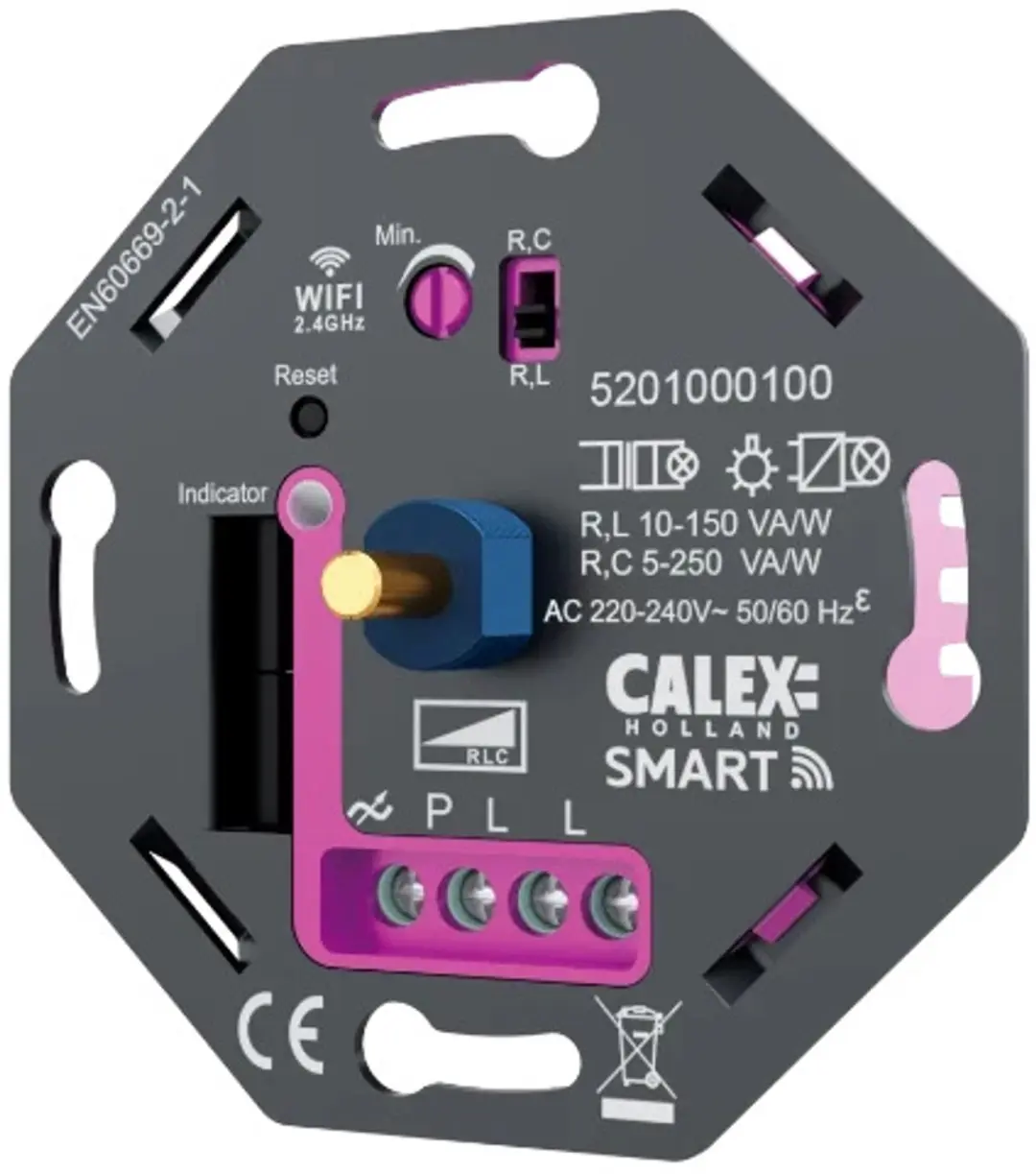 Calex Smart LED Dimmer 5-250W Wifi