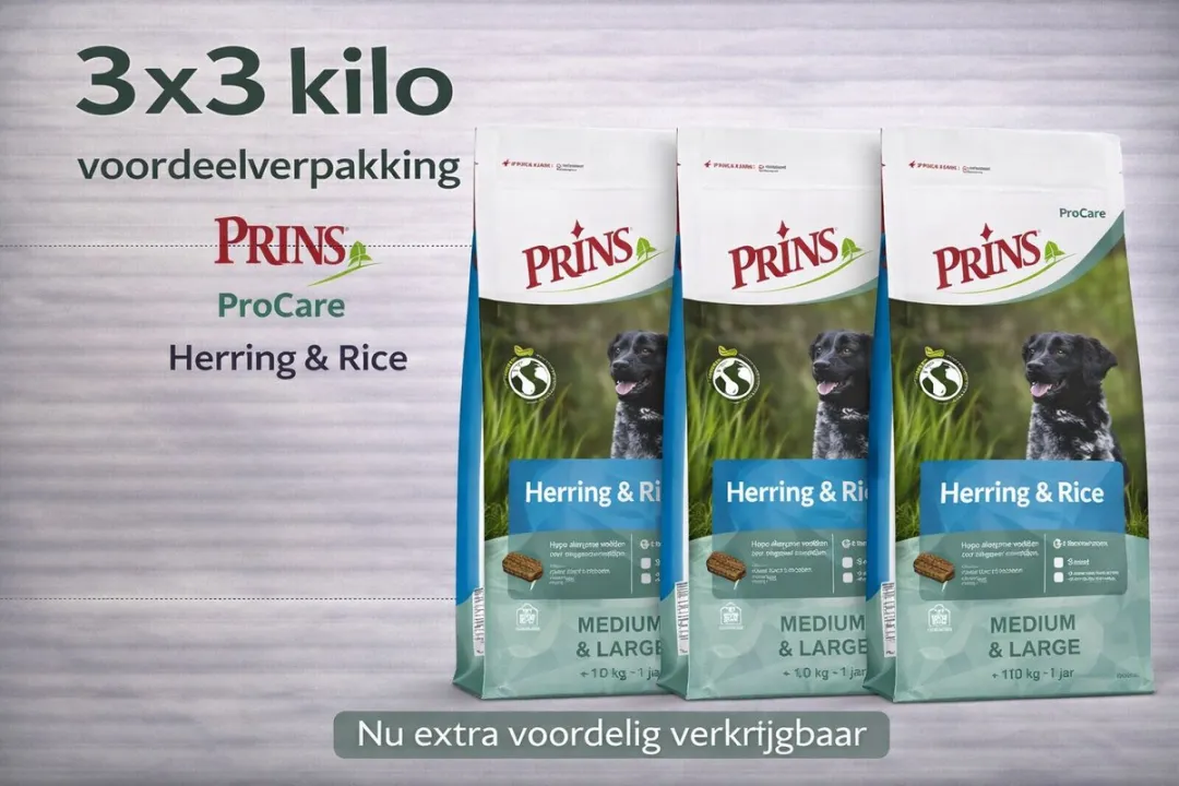 Prins ProCare Haring & Rijst 3x3kg