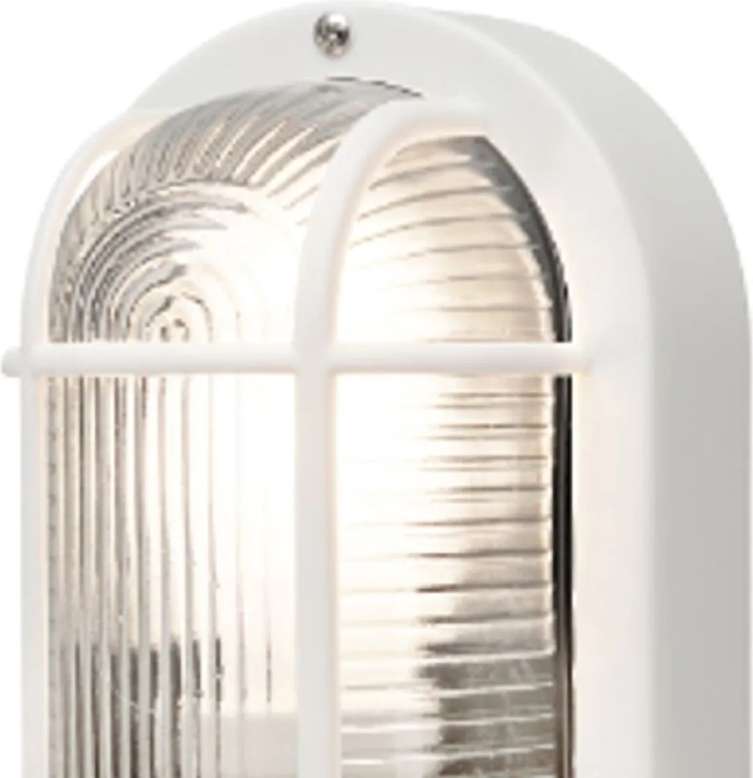 Konstsmide Wandlamp Elmas 20cm E27 40W IP44 - Wit - afbeelding 6 van 6