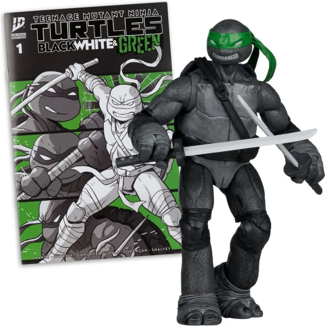 McFarlane Toys TMNT Page Punchers Leonardo - Red Platinum Edition MCF11418