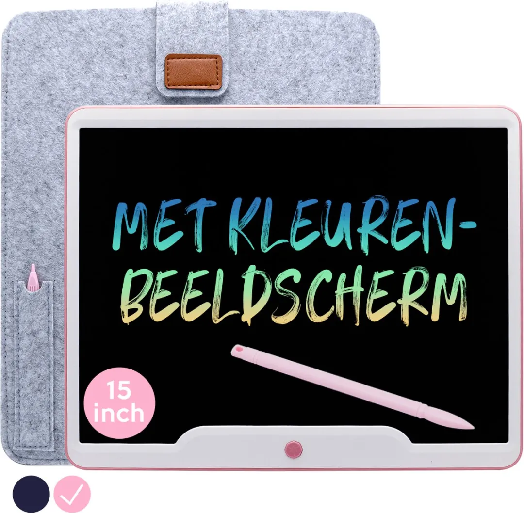 Must-Have for Kids LCD Tekentablet Roze 15 inch