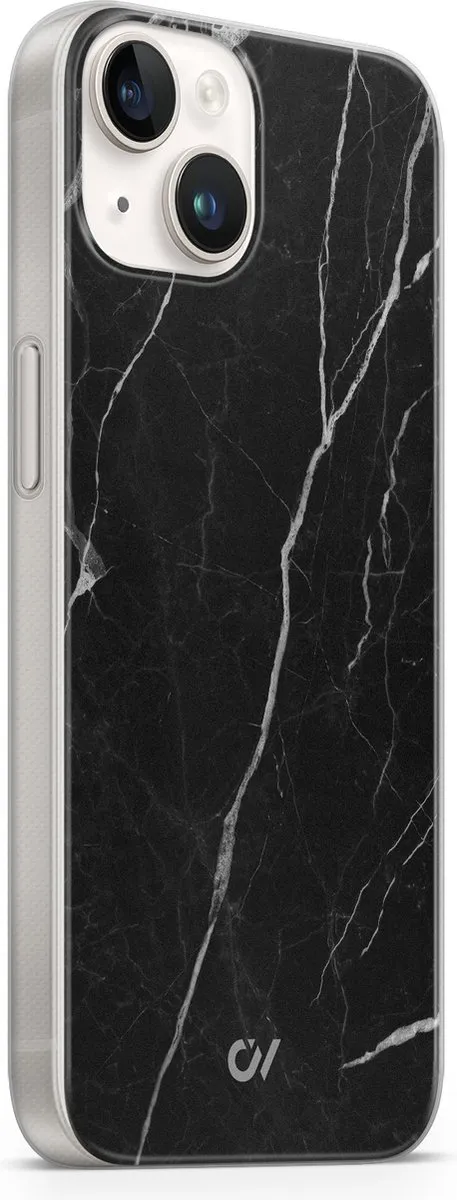 Casevibes Hoesje iPhone 14 Marble Noir - A/14/UV/012