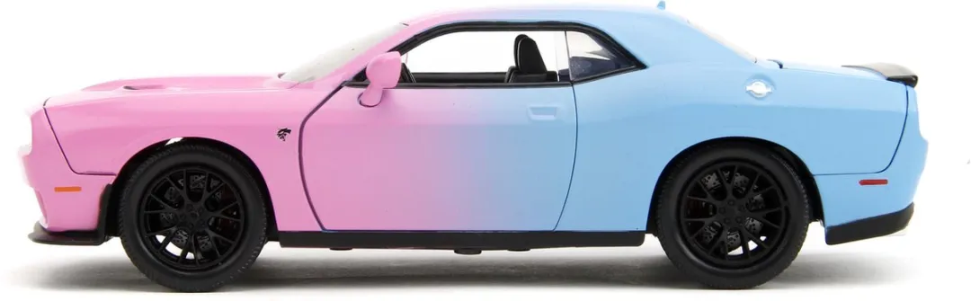 Jada Toys Dodge Challenger SRT Hellcat 1:24 - Roze/Blauw