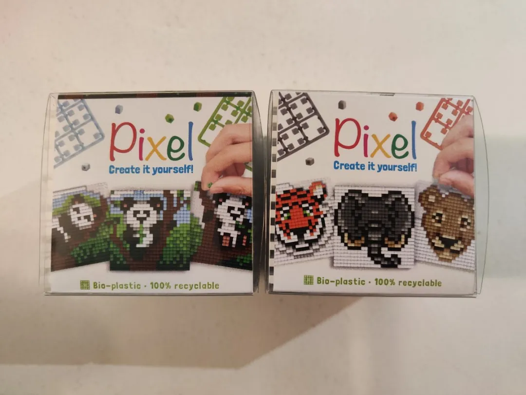 Pixelhobby Pixel Set Kubus Olifant/Panda