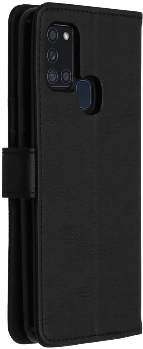 Imoshion Hoesje Samsung Galaxy A21s - 3 Pasjes - Zwart