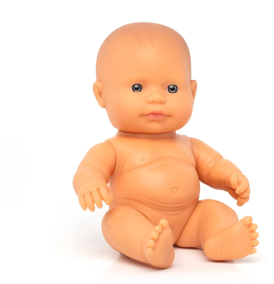 Miniland Babypop Europees Meisje 21cm - Multicolor