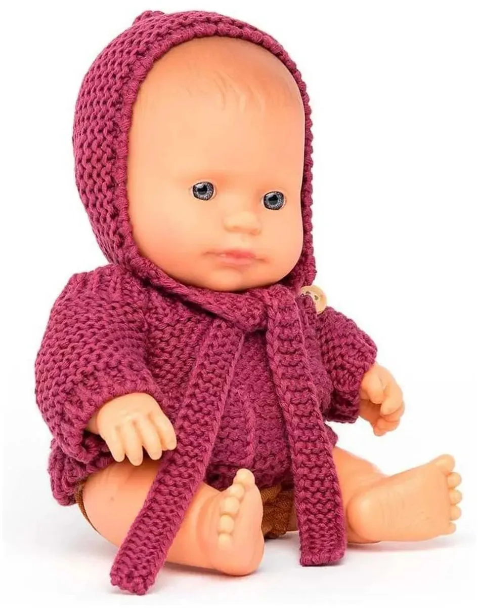 Miniland Babypop Europees Meisje 21cm - Multicolor