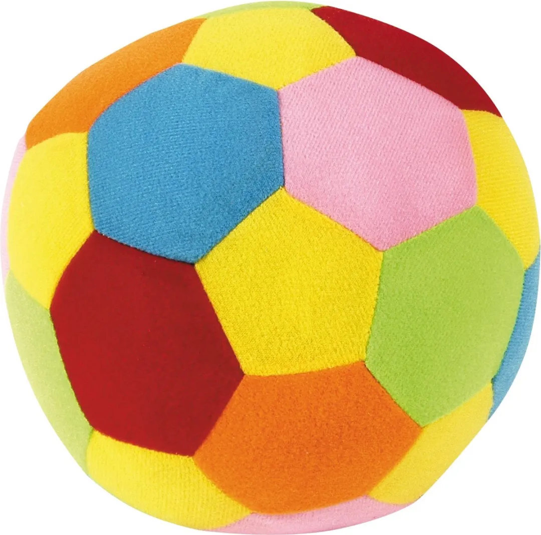 Johntoy Pluche Bal met Rammelaar 18cm