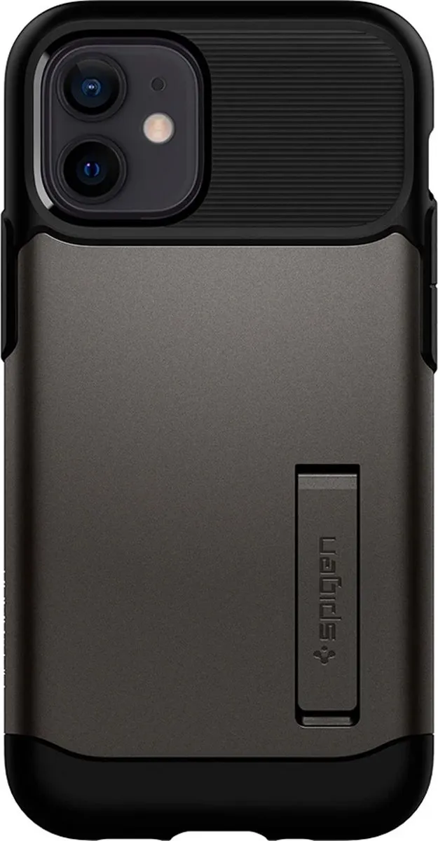 Spigen Slim Armor iPhone 12 Mini Hoesje Gunmetal