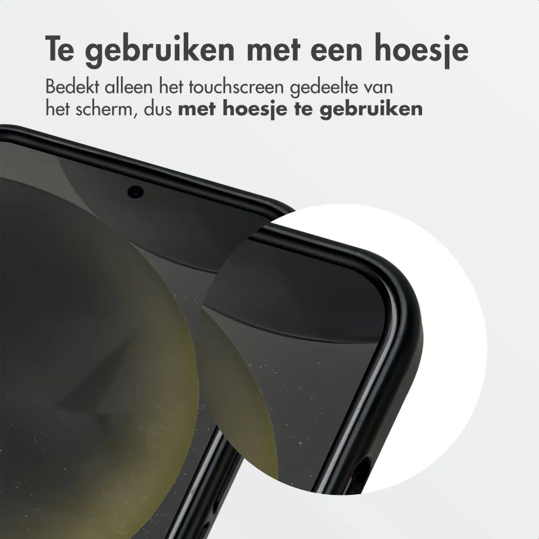 Accezz Screenprotector Samsung Galaxy S24/S25 - Gehard Glas - afbeelding 6 van 6
