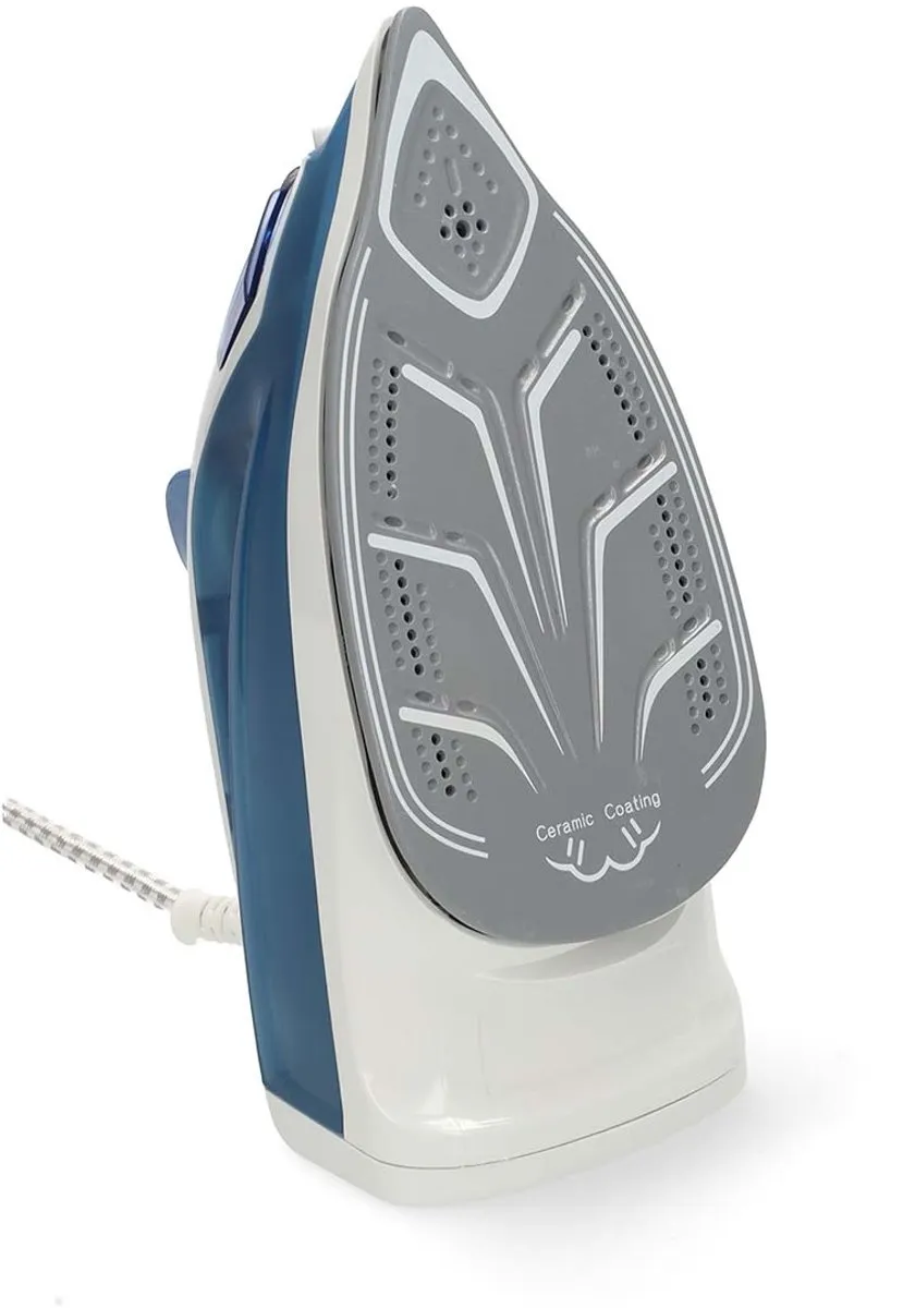 Nedis IRONSS1000 Stoomstrijkijzer - 2400W - Blauw