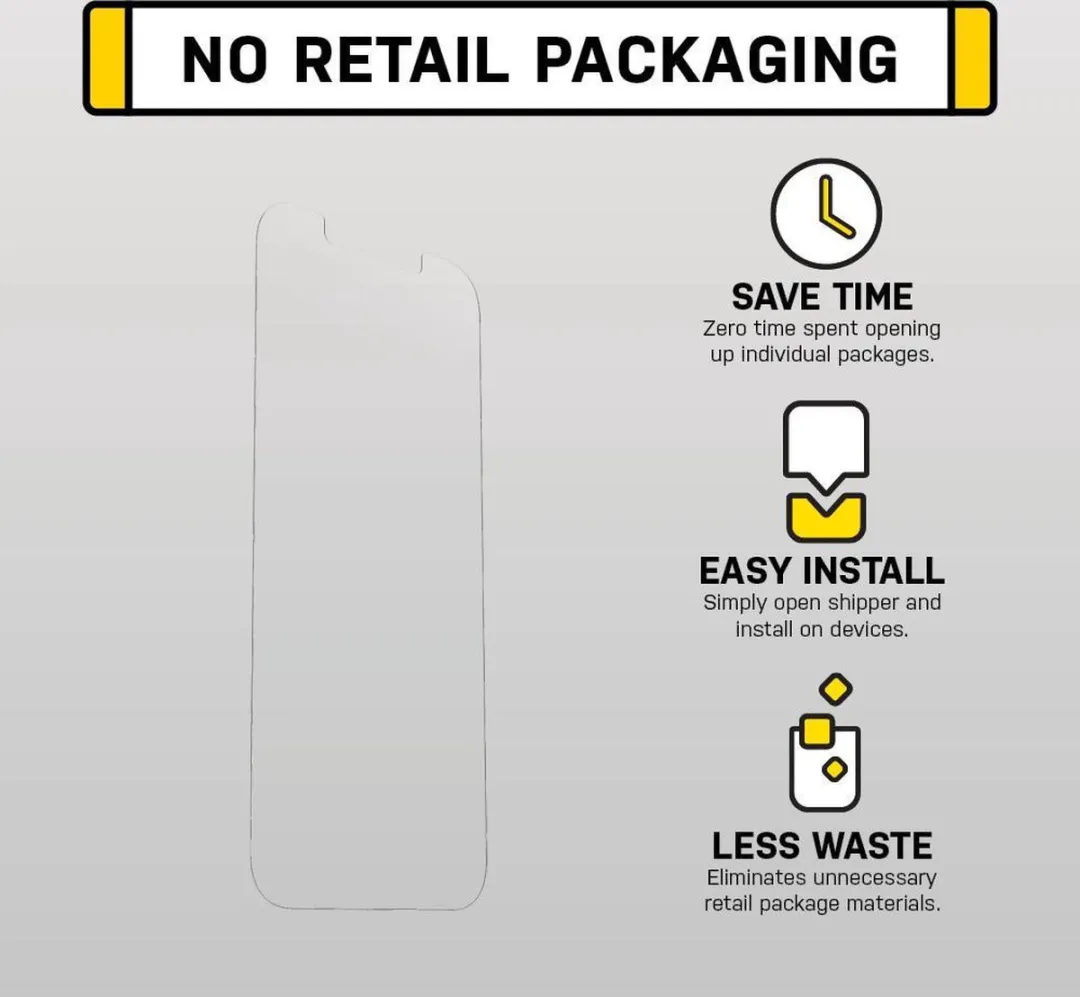 OtterBox Alpha Glass iPhone 12/Pro Screenprotector - afbeelding 3 van 6
