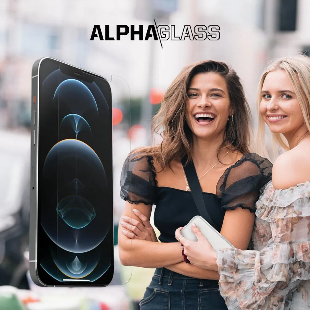 OtterBox Alpha Glass iPhone 12/Pro Screenprotector - afbeelding 6 van 6