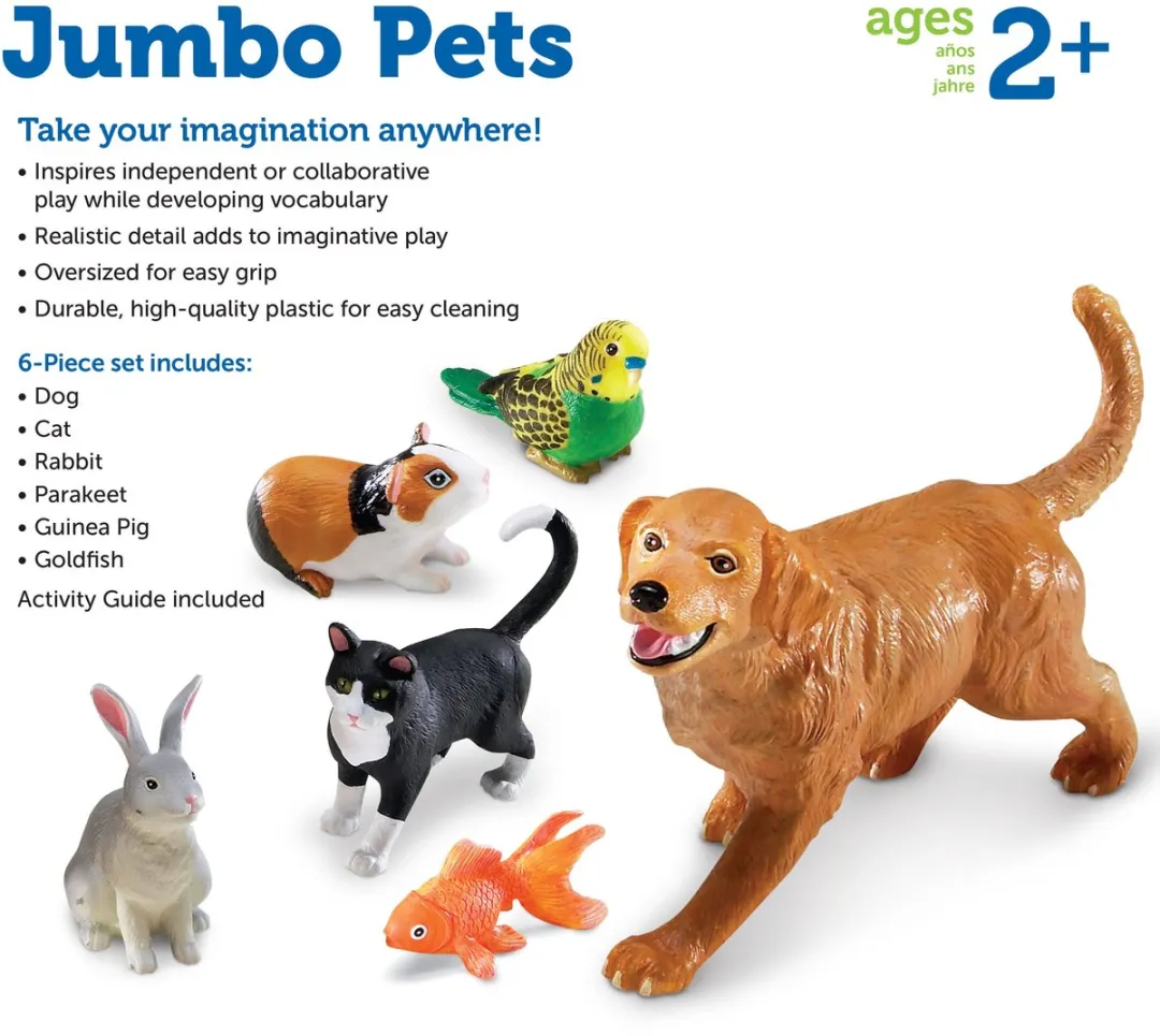 Learning Resources Jumbo Huisdieren - Multicolor