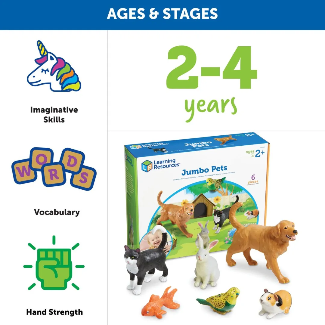 Learning Resources Jumbo Huisdieren - Multicolor
