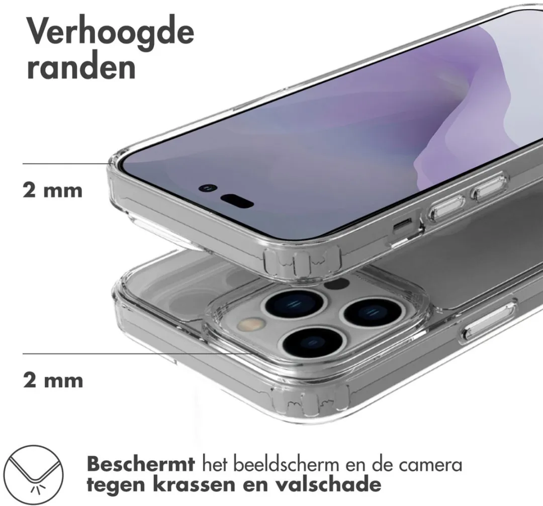 Accezz Xtreme Impact Backcover 2.0 Hoesje - iPhone 14 Pro Max - Transparant