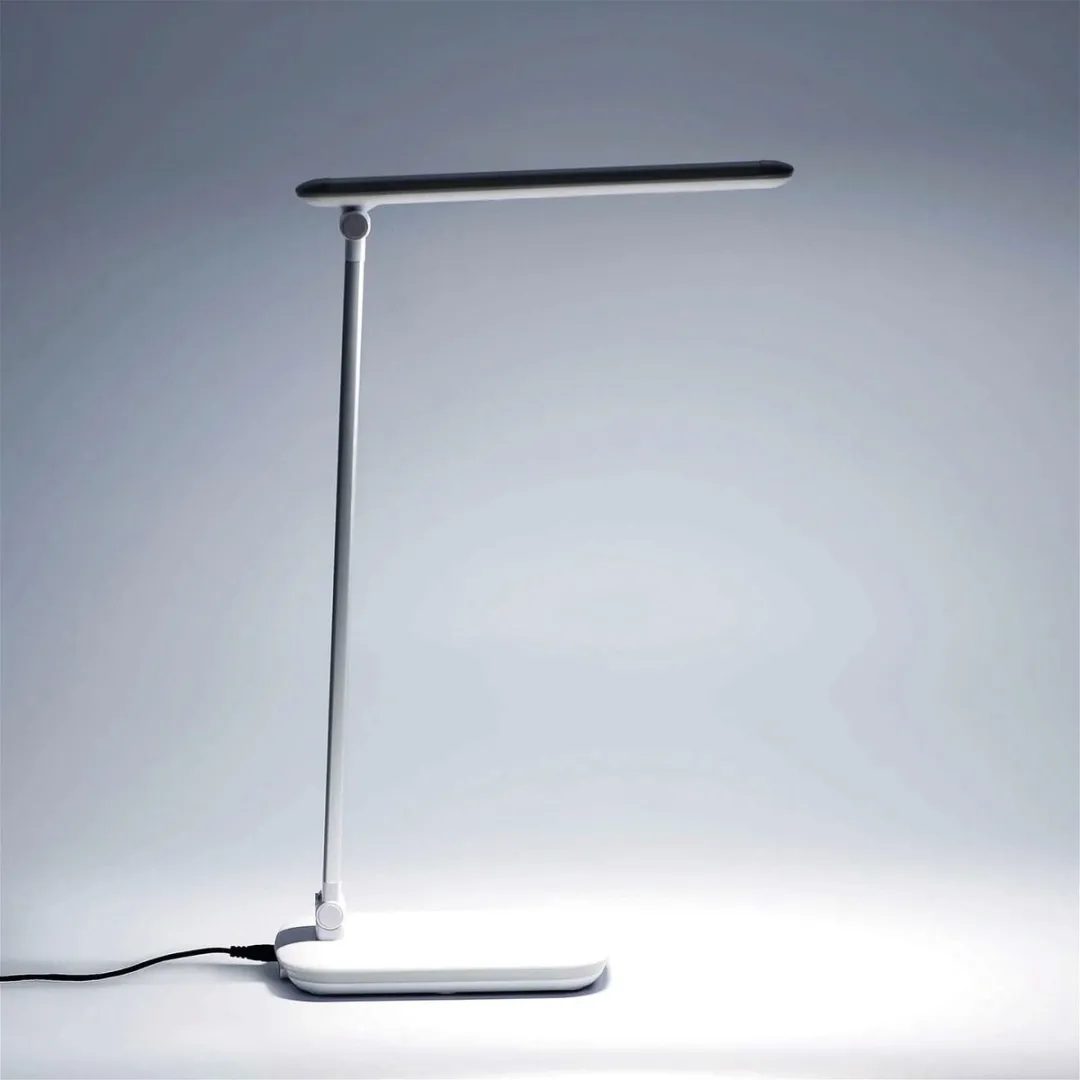 MAULjazzy LED Bureaulamp Wit - Dimbaar - USB Oplaadpunt