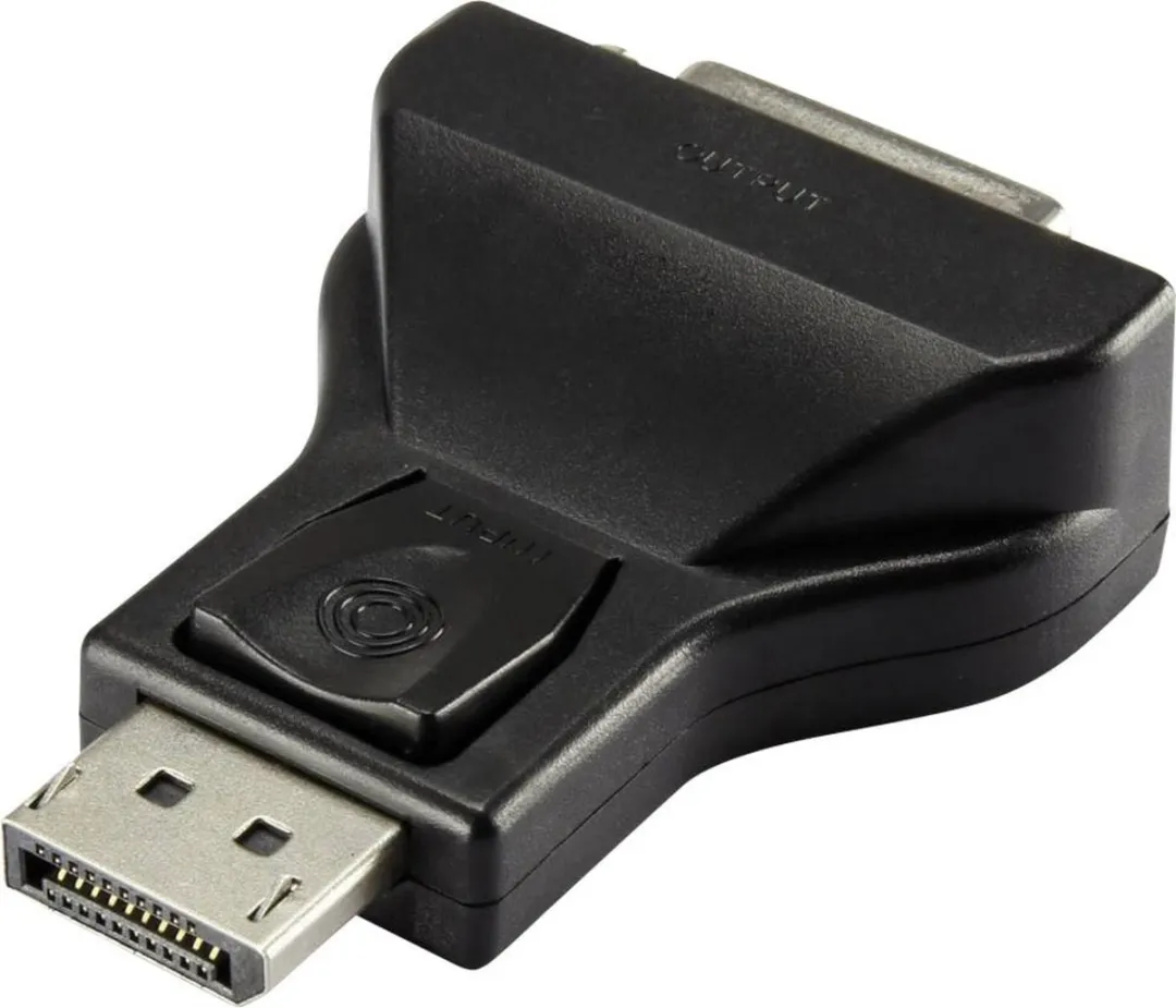 Renkforce RF-4212237 DisplayPort naar DVI Adapter - Zwart