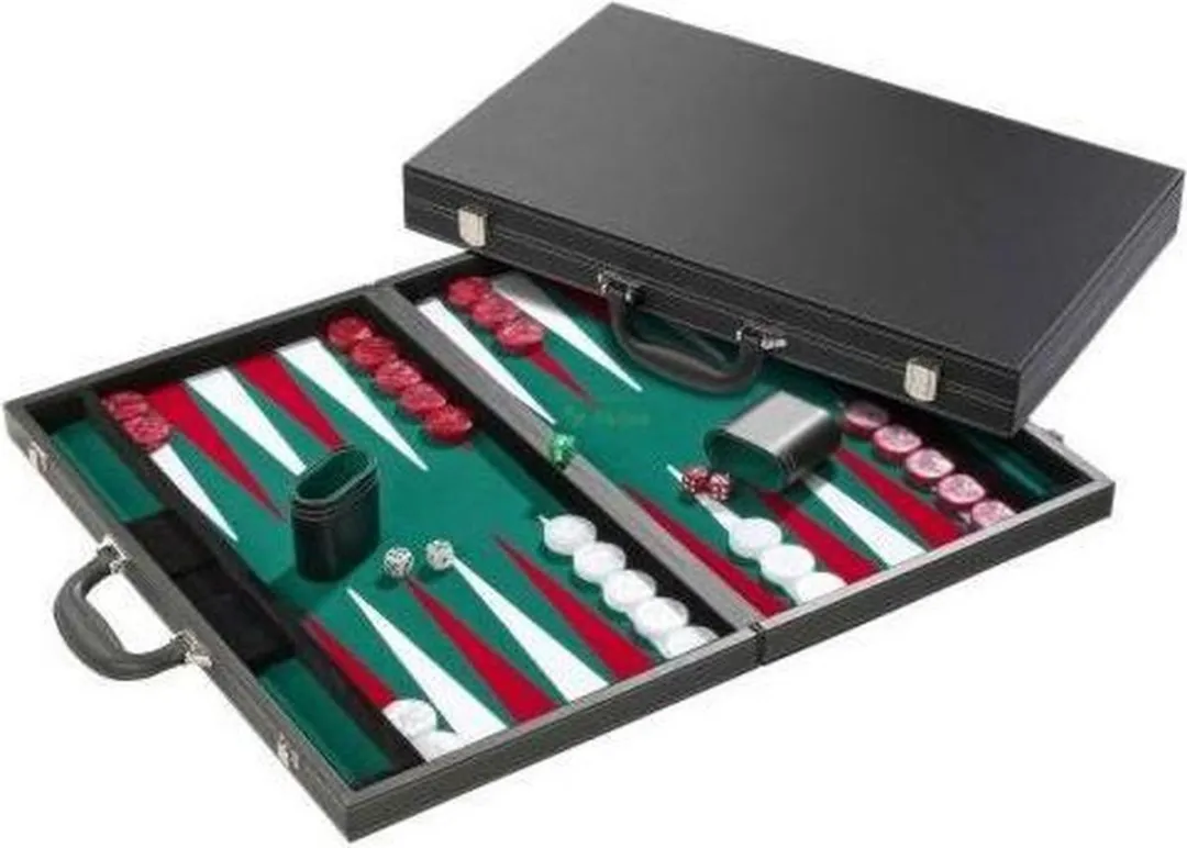 HOT Games Backgammon Luxe Vilt 38cm