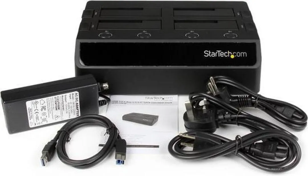 Startech SDOCK4U33 USB 3.0 Dockstation - Zwart
