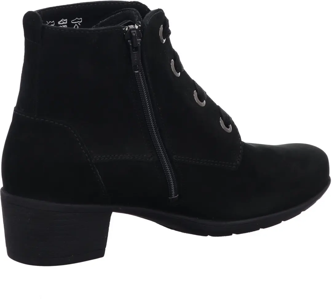 Solidus Dames Enkellaarzen - Zwart - afbeelding 6 van 6