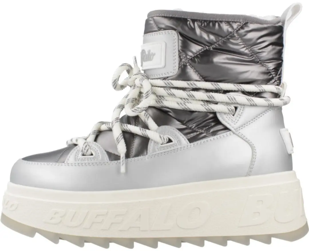 Buffalo Eliza Snow Dames Moonboot - Zilver - afbeelding 4 van 6