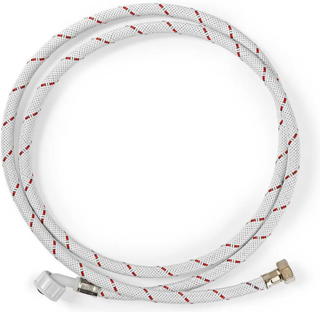 Nedis Nylon Toevoerslang WAIH3412SH1N20 2m - 10 Bar - Rood/Wit