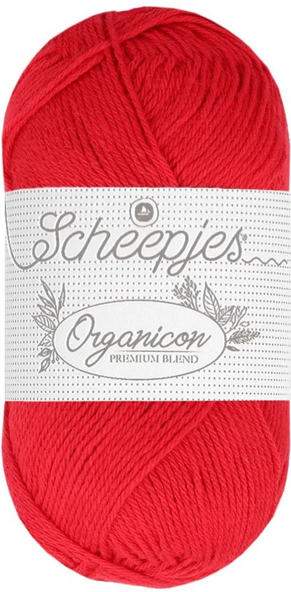 Scheepjes Organicon 50g Rood