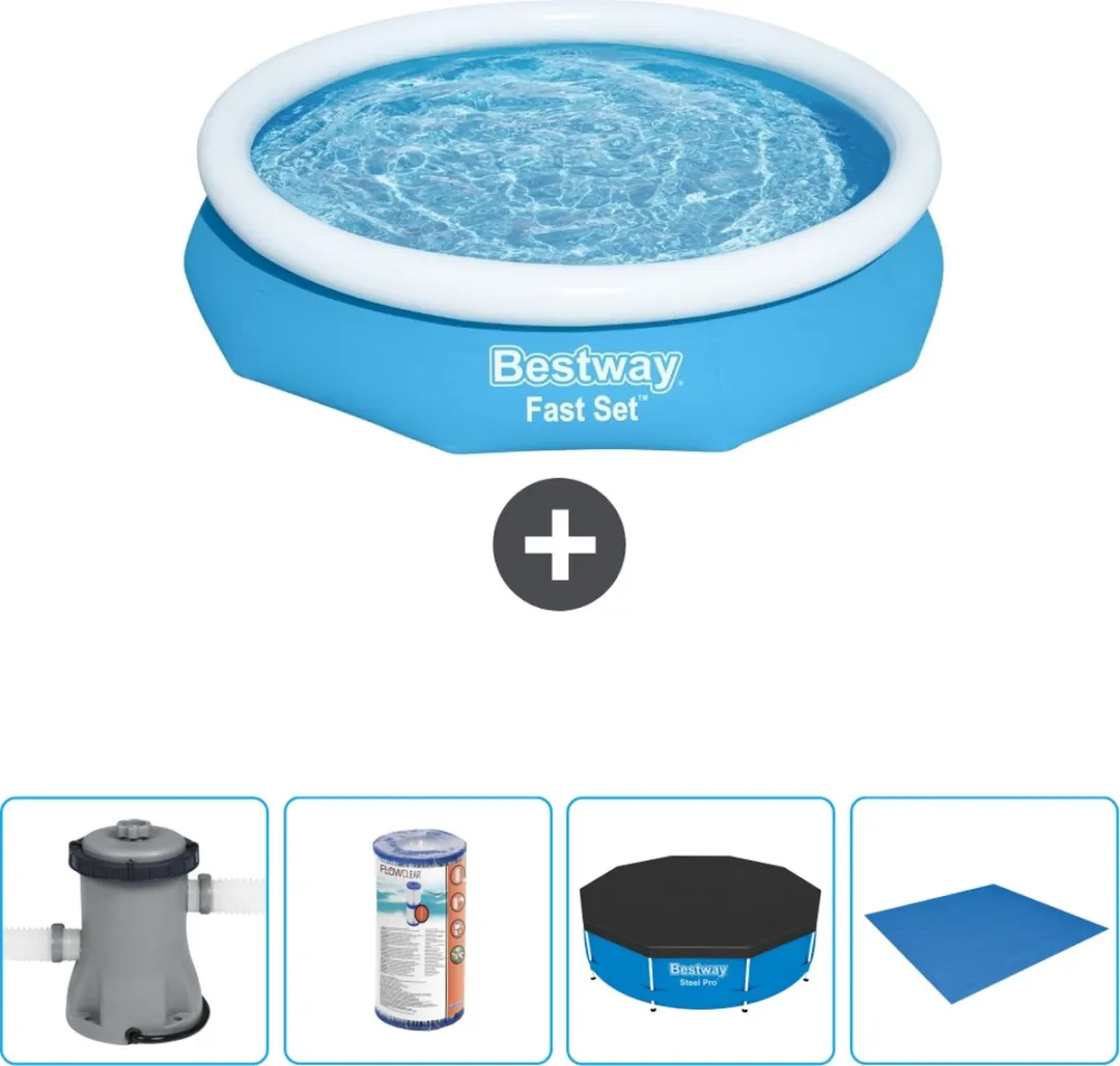Bestway Fast Set Rond Zwembad 305x66cm