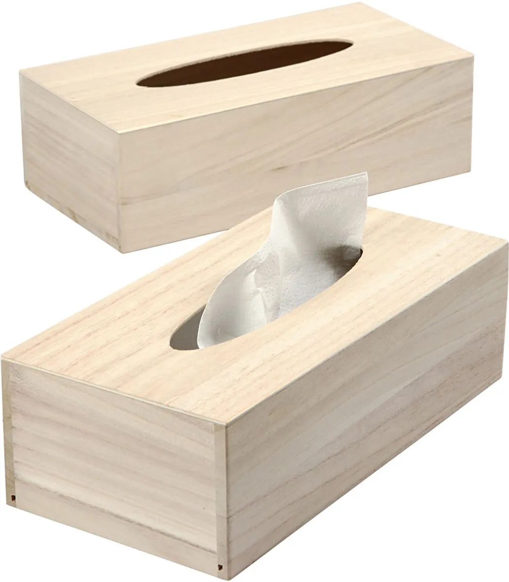 Creativ Company Tissuedoos 27x14x8cm - Blank